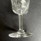 6 old cut crystal port glasses