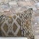 Vintage Berber cushion cover: Moroccan wool cushion, Boujad pattern