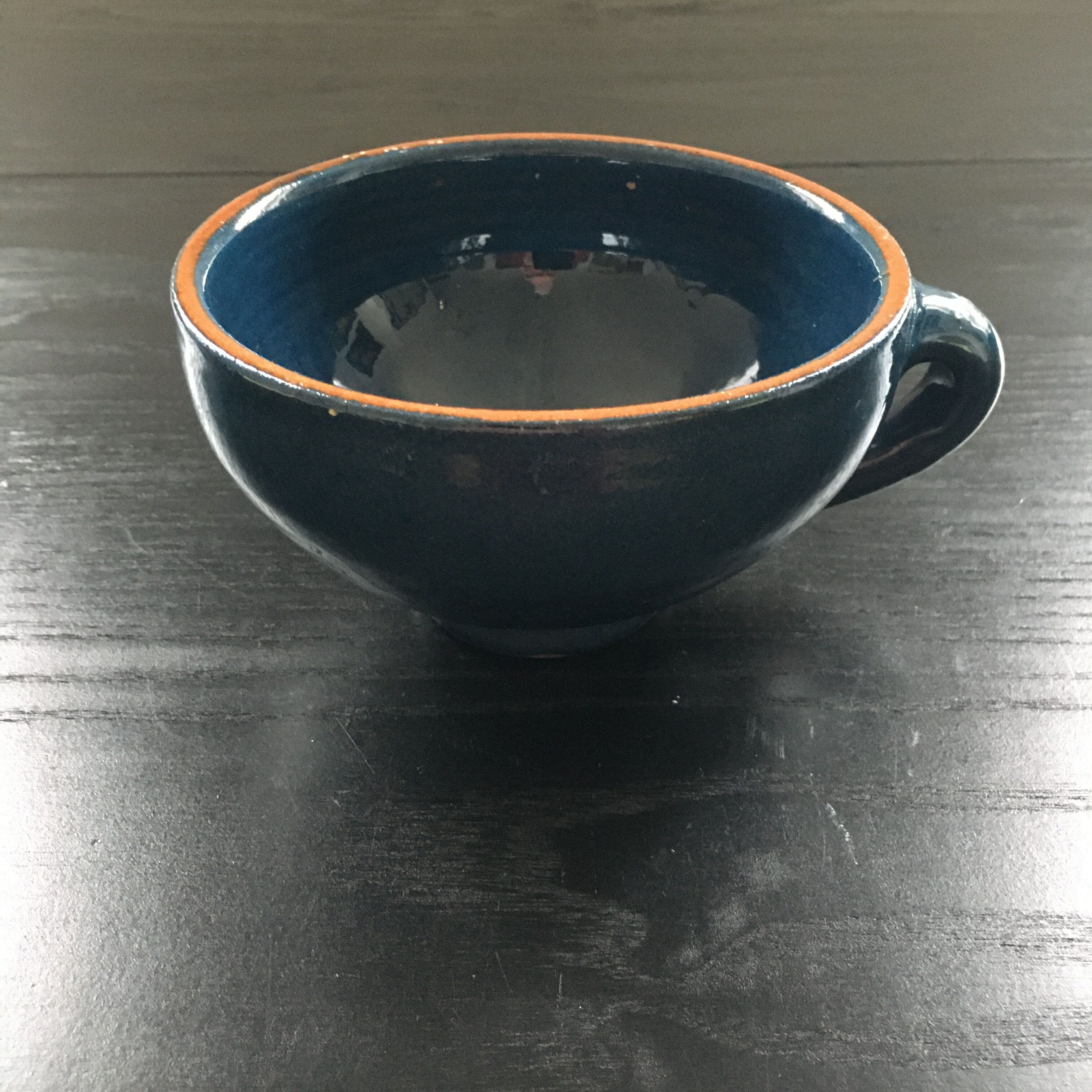 Blue handmade bowl