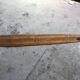 Old wooden water skis