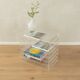 Vintage Acryl Magazine Rack, Filing Storage