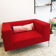 Red sofa Allen MDF Italia by Bruno FATTORINI 1998