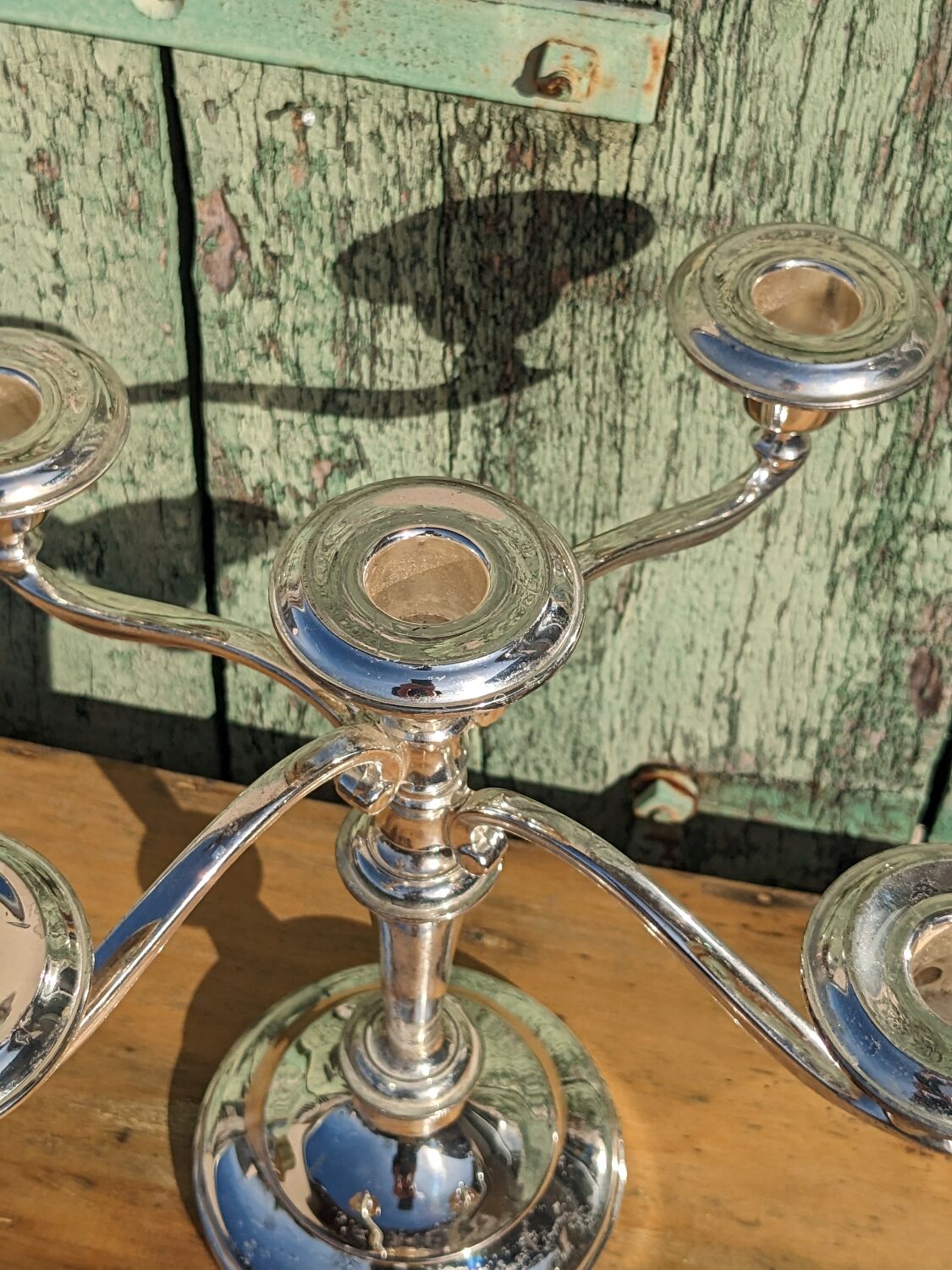 Silver candlestick