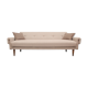 Scandinavian 3-seater sofa in beige, completely restored