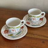 Duo of Picasso Fragonard cups