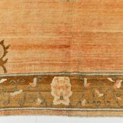 Tapis persan classique pêche et marron 7x10, 204x313 cm