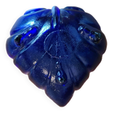 Cobalt blue leaf cup