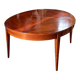 Extendable dining table in cherry wood