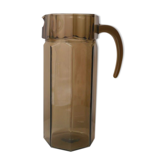 Carafe en verre fumé