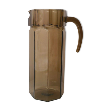 Carafe en verre fumé