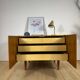 Buffet en teck de style mid-century avec tiroirs intérieurs