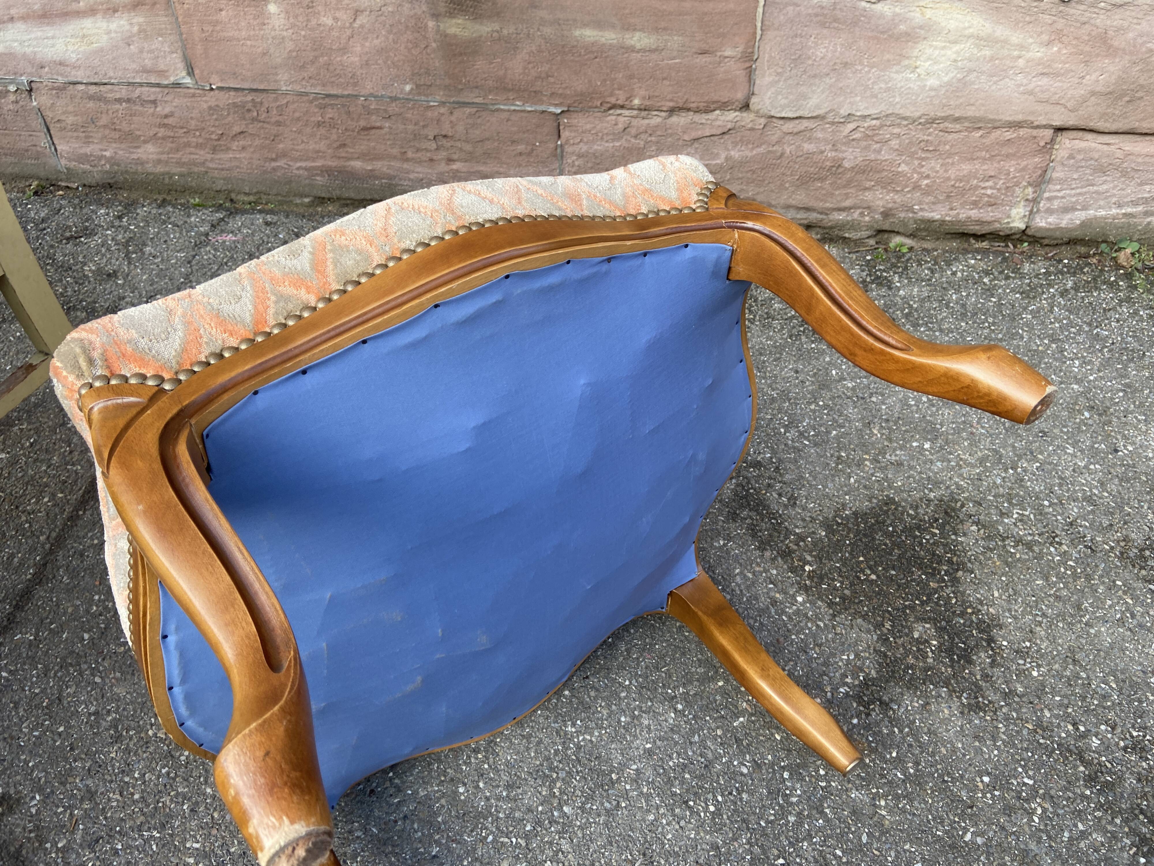 Ottoman stool old Louis XV