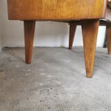 Chest of drawers from the 50s, compass feet