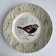 7 assiettes anciennes à décor d’oiseaux