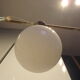 Art deco globe opaline hanging lamp