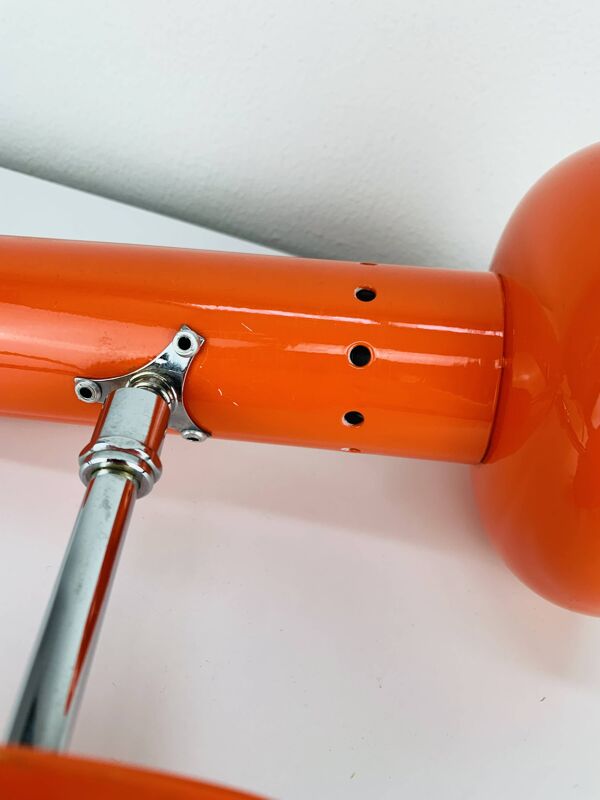 Applique spot orange années 70 vintage, space age