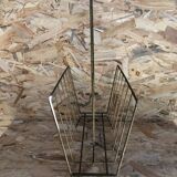 Door Reviews Old 70s Metal Gold + Bamboo Handle Vintage Sofa End