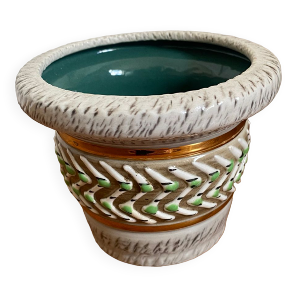 Cache pot signé Brisdou