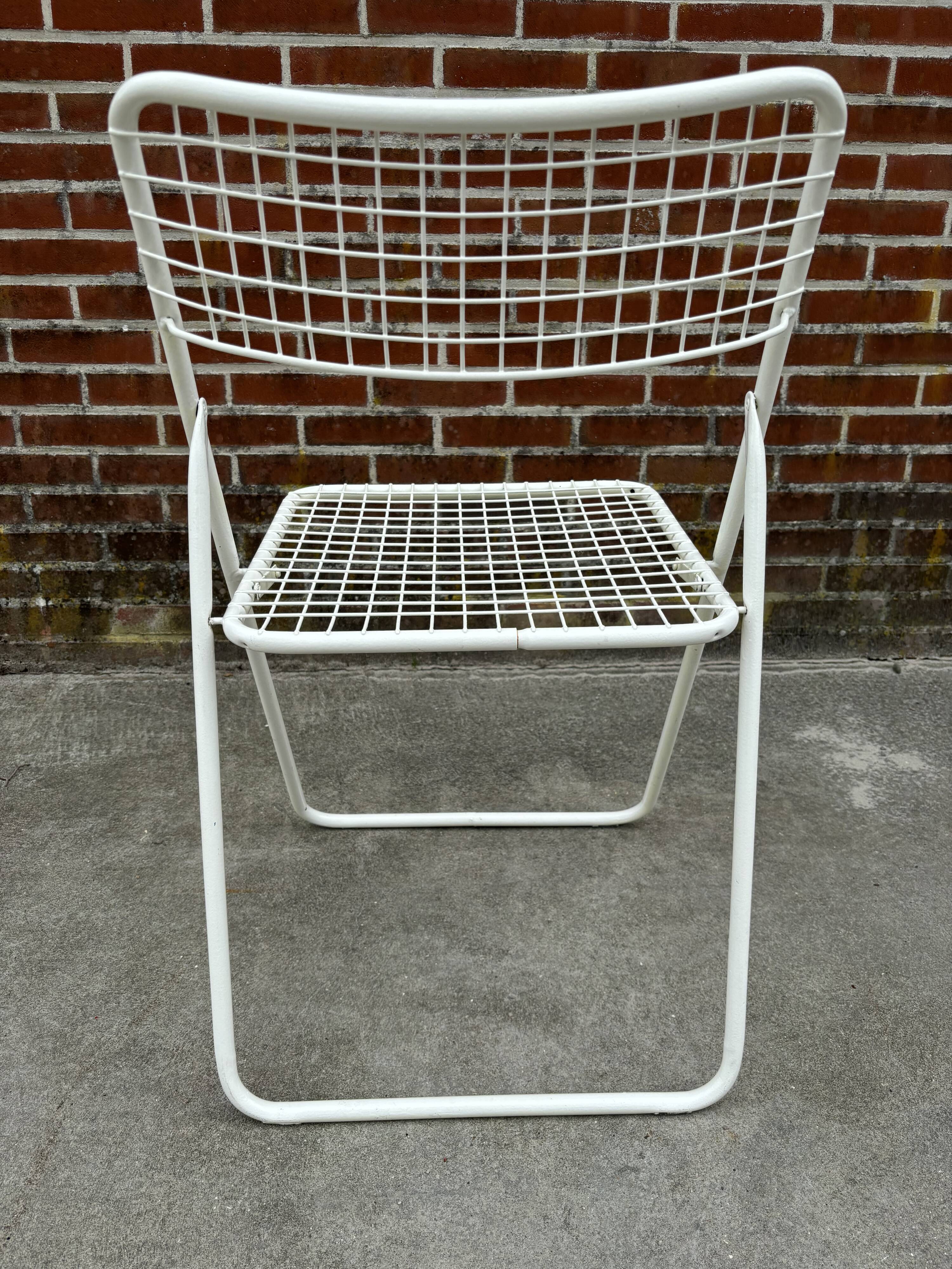 Vintage Folding chair "Ted Net" by Niels Gammelgaard for Ikea 1976