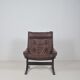 Norwegian lounge chair with ottoman designed by Ingmar Relling, 1960s