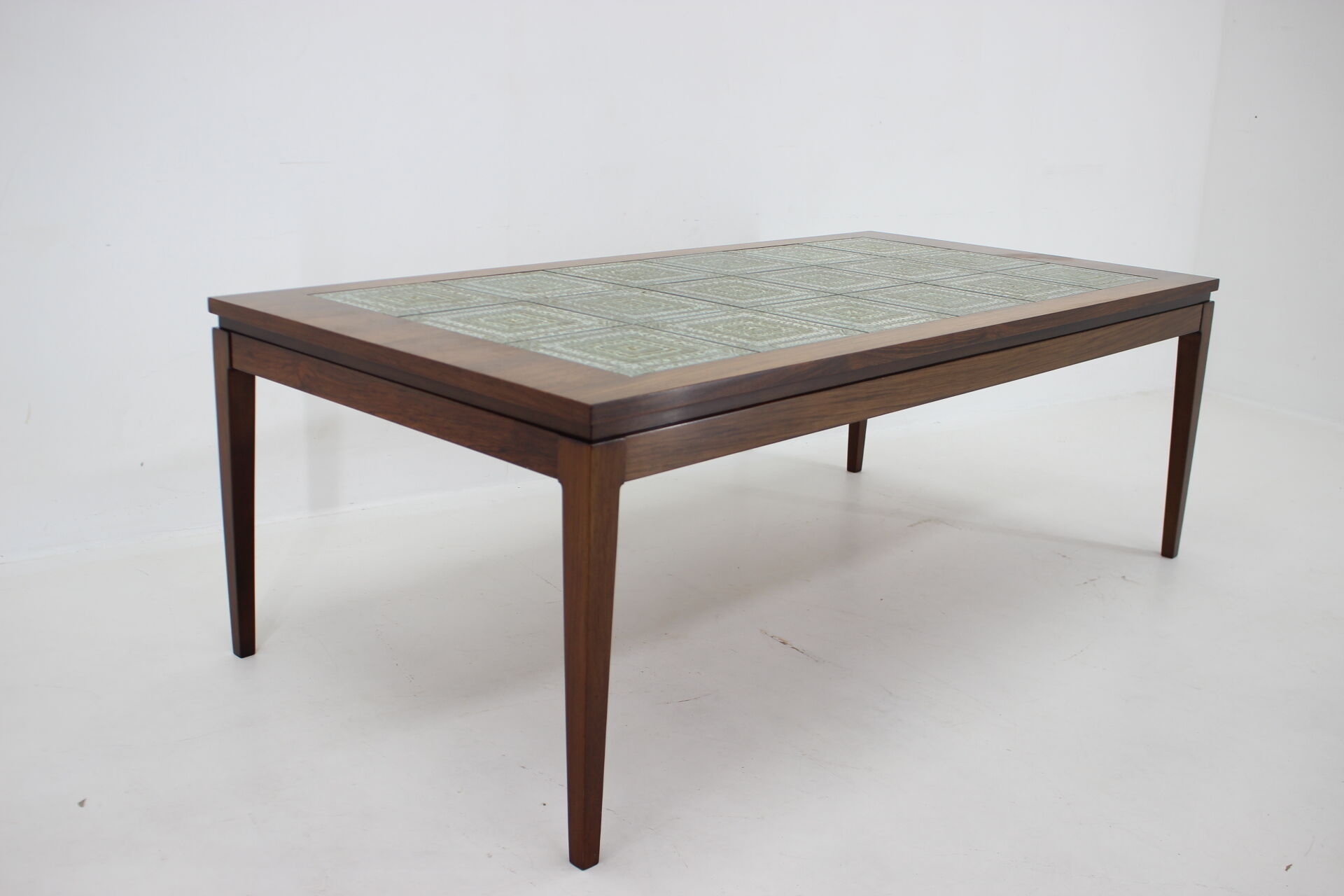 Table basse palisander et carrelage des années 1960, danemark