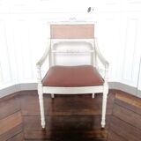 Louis XV style canned armchair lacquered wood