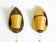 Two enchanting original Mid Century Modern brass wall lamps