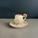 Coffee cup with saucer from Capodimonte, Italy, 1950s.