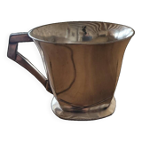Gallia breakfast cup in silver metal