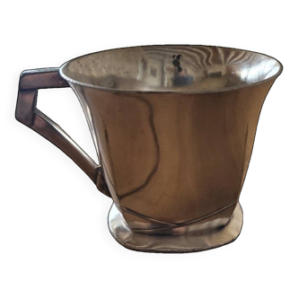 Gallia breakfast cup in silver metal