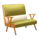 Vintage two-tone velvet and beech wood canapé, Italian design, 1950s.