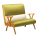 Vintage two-tone velvet and beech wood canapé, Italian design, 1950s.