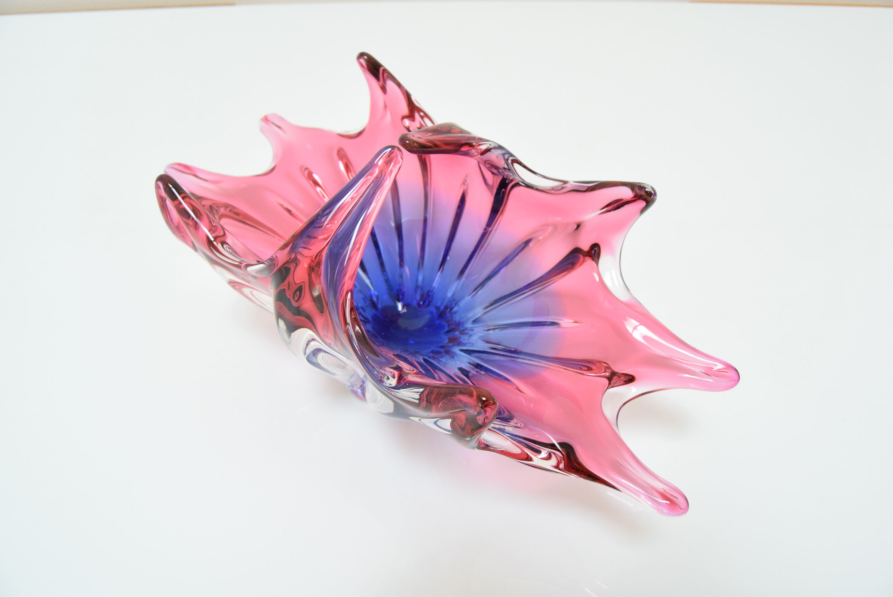 Art  Glass Bowl Designed by  Josef Hospodka for Chribska,1960's.