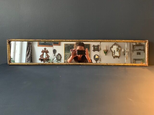 Nineteenth mirror with mercury