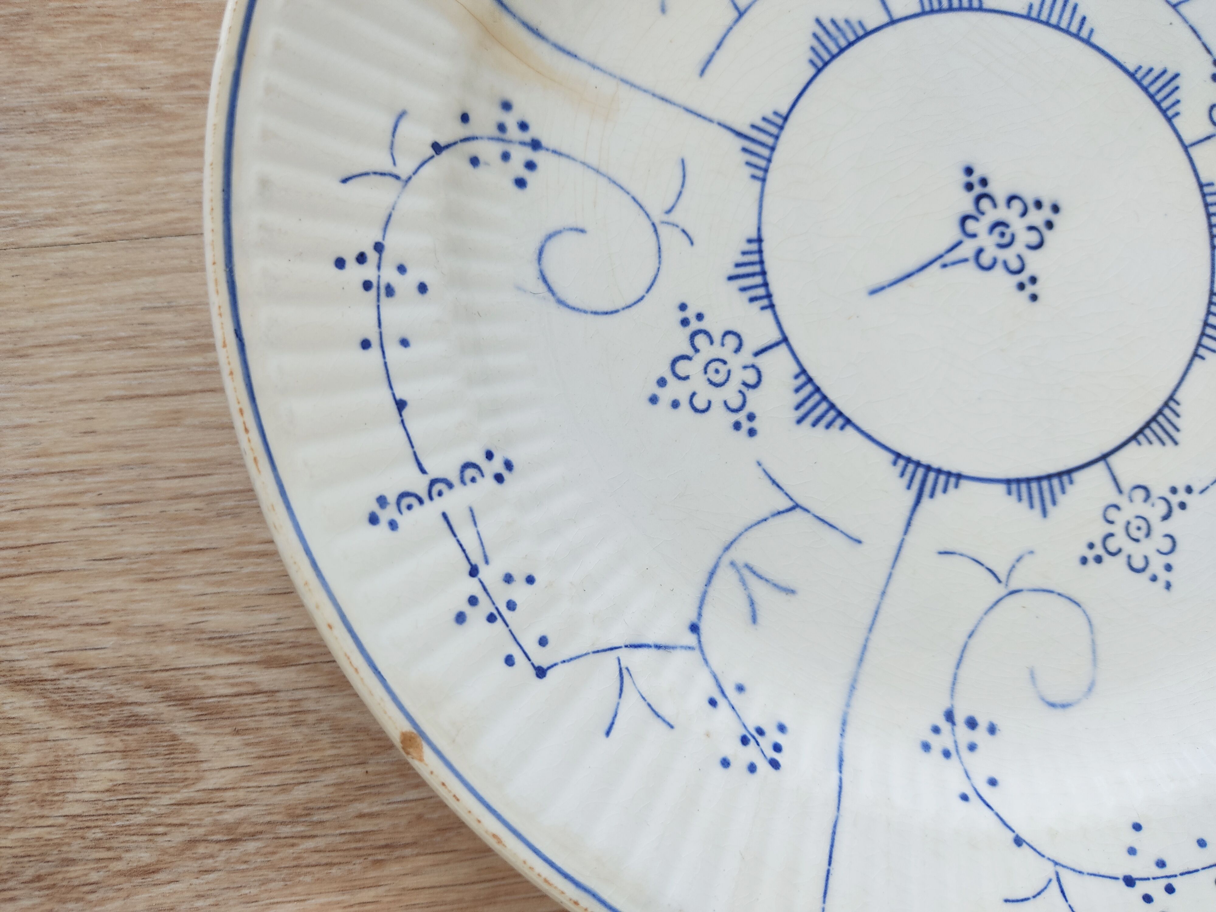 Set of 14 plates Copenhagen Boch brothers Keramis