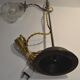 40's metal verre bureau lamp