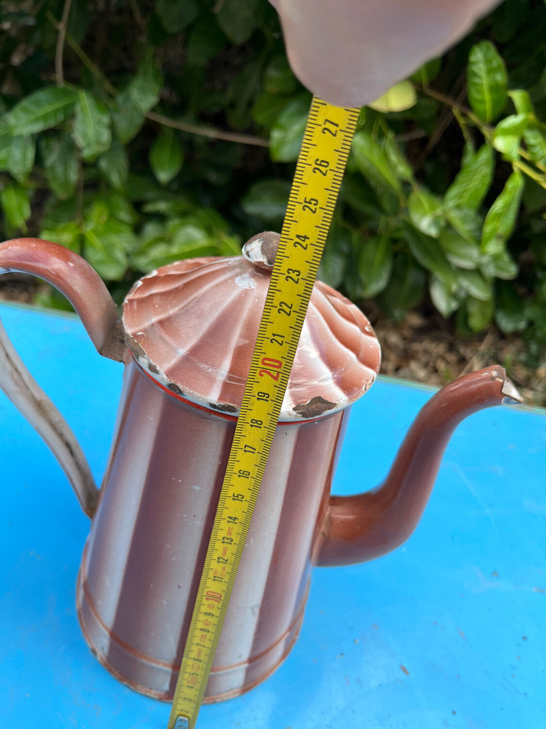 Enamelled coffee maker