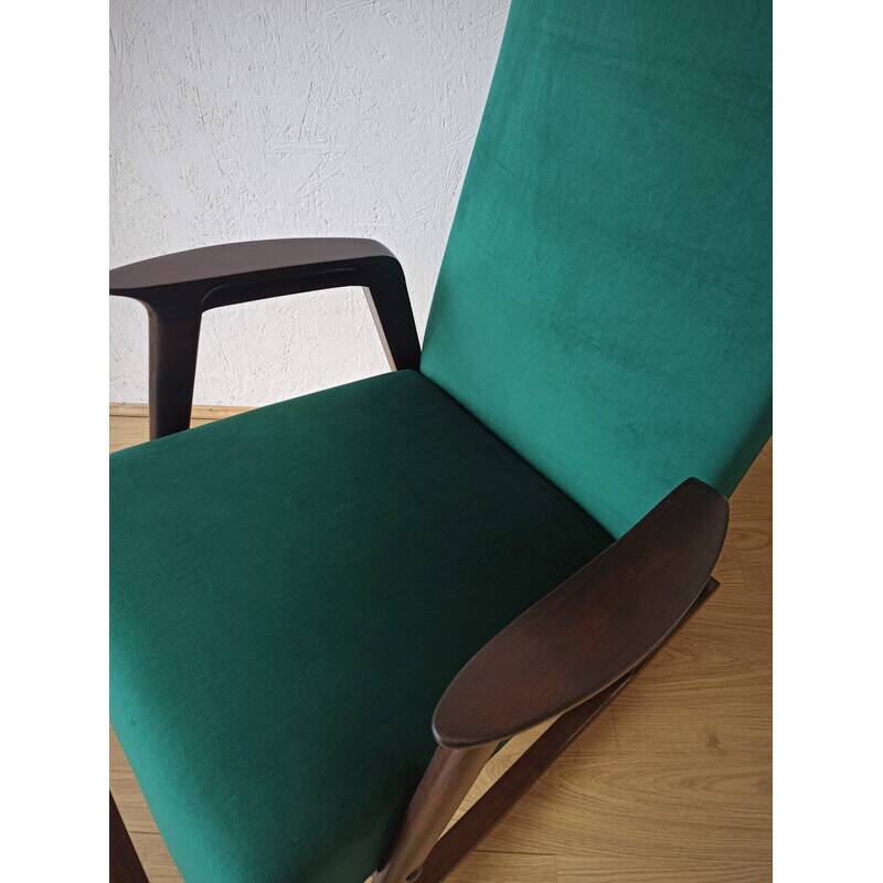 Fauteuil à bascule vintage des années 50.