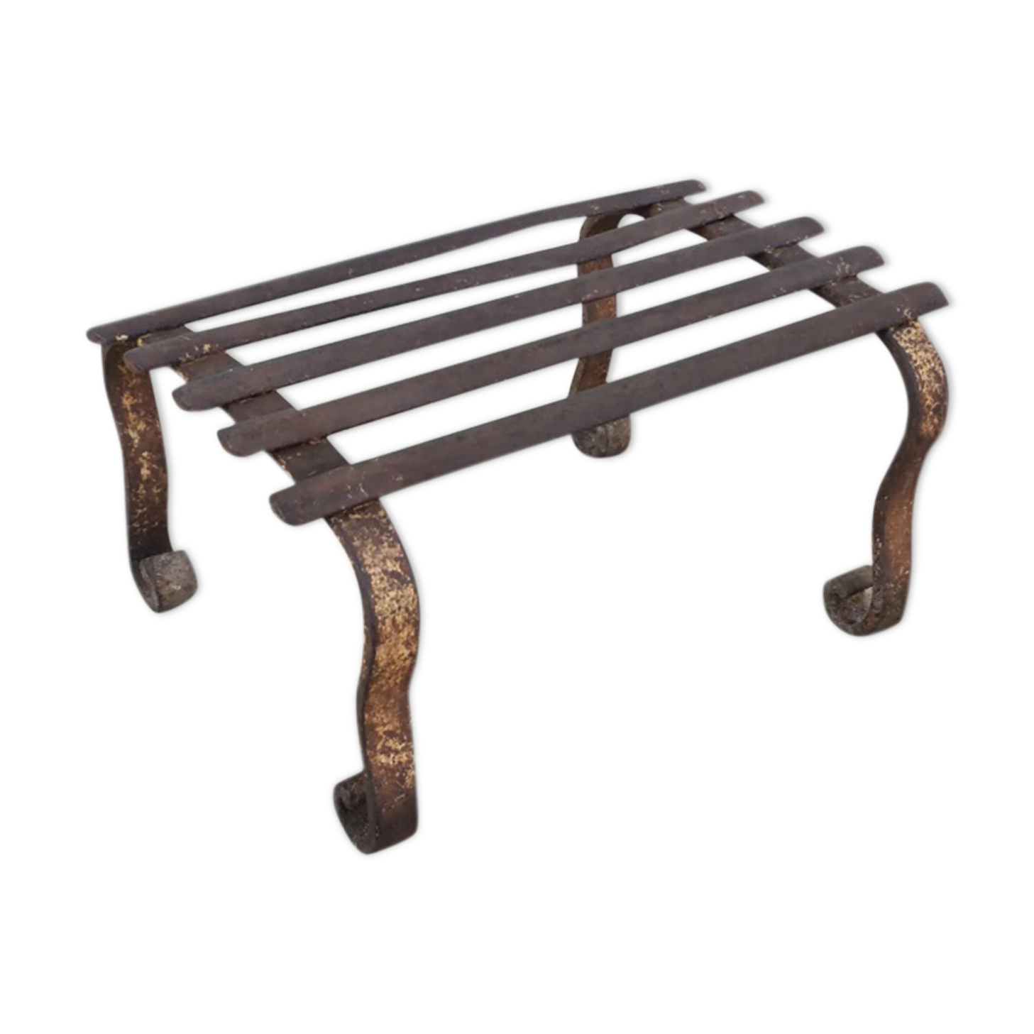 Ancient wrought iron plant support