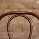 Chaise en bois courbé et assise cannage
