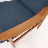 Set of two Scandinavian modern lounge chairs, Denmark, 1960's
