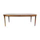 Swedish walnut dining table by B. Fridhagen for Bodafors, 1960s