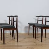 Rosewood Dining Chairs by Helge Sibast & Børge Rammerskov, Denmark, 1960s, Set of 4