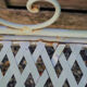 Garden bench in metal