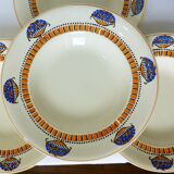 4 soup plates from Longwy