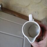 Milk pot in faience by Sarreguemines