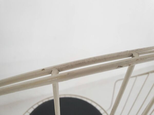 Chaises en fil de fer D. Dekker pour Tomado, Pays-Bas, années 1950