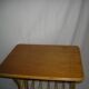 Rattan side table from the 1950s