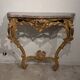 Console Louis XV en bois doré