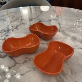 Set of 3 orange ramekins ASA